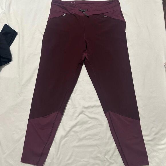 COLUMBIA BURGUNDY PANTS - Picture 3 of 4